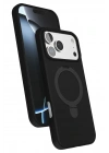 Mey İthalat®   iPhone 17 Pro Regal Magsafe Standlı Kapak - Siyah