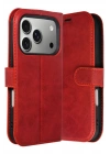 Mey İthalat®   iPhone 17 Pro Trend S Plus Kapaklı Kılıf - Kırmızı