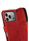 Mey İthalat®   iPhone 17 Pro Trend S Plus Kapaklı Kılıf - Kırmızı
