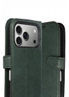 Mey İthalat®   iPhone 17 Pro Trend S Plus Kapaklı Kılıf - Yeşil
