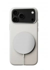 Mey İthalat®   iPhone 17 Pro Wonder Deri Magsafe Kapak - Beyaz
