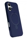 Mey İthalat®   iPhone 17 Regal Magsafe Standlı Kapak - Lacivert