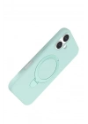 Mey İthalat®   iPhone 17 Regal Magsafe Standlı Kapak - Su Yeşili