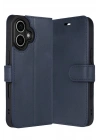 Mey İthalat®   iPhone 17 Trend S Plus Kapaklı Kılıf - Lacivert
