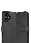 Mey İthalat®   iPhone 17 Trend S Plus Kapaklı Kılıf - Siyah