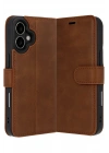 Mey İthalat®   iPhone 17 Trend S Plus Kapaklı Kılıf - Taba