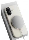 Mey İthalat®   iPhone 17 Wonder Deri Magsafe Kapak - Beyaz