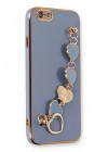 Mey İthalat®  iPhone 6 Kılıf Esila Silikon - Gri