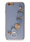Mey İthalat®  iPhone 6 Kılıf Esila Silikon - Gri