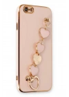 Mey İthalat®  iPhone 6 Kılıf Esila Silikon - Pudra