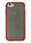 Mey İthalat®  iPhone 6 Kılıf Montreal Silikon Kapak - Kırmızı