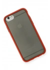 Mey İthalat®  iPhone 6 Kılıf Montreal Silikon Kapak - Kırmızı
