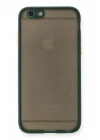 Mey İthalat®  iPhone 6 Kılıf Montreal Silikon Kapak - Yeşil