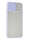 Mey İthalat®  iPhone 6 Kılıf Palm Buzlu Kamera Sürgülü Silikon - Lila