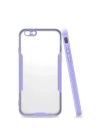Mey İthalat®  iPhone 6 Kılıf Platin Silikon - Lila