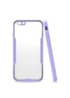 Mey İthalat®  iPhone 6 Kılıf Platin Silikon - Lila