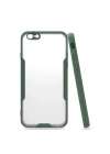 Mey İthalat®  iPhone 6 Kılıf Platin Silikon - Yeşil