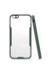 Mey İthalat®  iPhone 6 Kılıf Platin Silikon - Yeşil