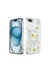 Mey İthalat®  iPhone 7 Kılıf Daisy Simli Magsafe Kapak - Gümüş