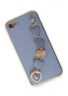 Mey İthalat®  iPhone 7 Kılıf Esila Silikon - Gri