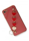 Mey İthalat®  iPhone 7 Kılıf Esila Silikon - Kırmızı