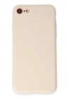 Mey İthalat®  iPhone 7 Kılıf First Silikon - Krem