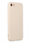 Mey İthalat®  iPhone 7 Kılıf First Silikon - Krem