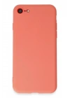 Mey İthalat®  iPhone 7 Kılıf First Silikon - Turuncu