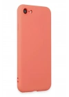 Mey İthalat®  iPhone 7 Kılıf First Silikon - Turuncu