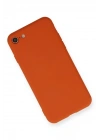 Mey İthalat®  iPhone 7 Kılıf Nano içi Kadife Silikon - Kırmızı