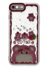 Mey İthalat®  iPhone 7 Kılıf Sweet Desenli Silikon Kapak - Pembe