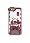 Mey İthalat®  iPhone 7 Kılıf Sweet Desenli Silikon Kapak - Pembe