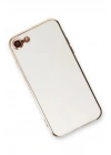 Mey İthalat®  iPhone 7 Kılıf Volet Silikon - Beyaz
