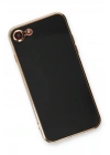 Mey İthalat®  iPhone 7 Kılıf Volet Silikon - Siyah