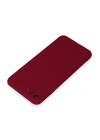 Mey İthalat®  iPhone 7 Plus Kılıf First Silikon - Bordo