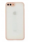 Mey İthalat®  iPhone 7 Plus Kılıf Montreal Silikon Kapak - Pembe