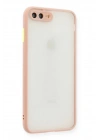 Mey İthalat®  iPhone 7 Plus Kılıf Montreal Silikon Kapak - Pembe