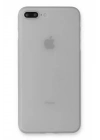 Mey İthalat®  iPhone 7 Plus Kılıf PP Ultra İnce Kapak - Beyaz