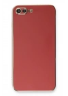 Mey İthalat®  iPhone 7 Plus Kılıf Volet Silikon - Kırmızı