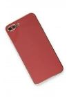Mey İthalat®  iPhone 7 Plus Kılıf Volet Silikon - Kırmızı