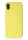 Mey İthalat®  iPhone X Kılıf First Silikon - Sarı