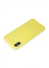 Mey İthalat®  iPhone X Kılıf First Silikon - Sarı