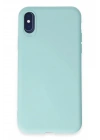 Mey İthalat®  iPhone X Kılıf First Silikon - Turkuaz
