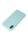 Mey İthalat®  iPhone X Kılıf First Silikon - Turkuaz