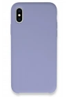 Mey İthalat®  iPhone X Kılıf Lansman Legant Silikon - Lila