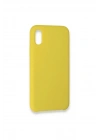 Mey İthalat®  iPhone X Kılıf Lansman Legant Silikon - Sarı