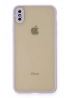 Mey İthalat®  iPhone X Kılıf Montreal Silikon Kapak - Mor
