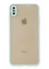 Mey İthalat®  iPhone X Kılıf Montreal Silikon Kapak - Turkuaz
