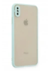 Mey İthalat®  iPhone X Kılıf Montreal Silikon Kapak - Turkuaz