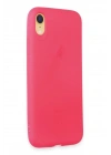 Mey İthalat®  iPhone XR Kılıf First Silikon - Pembe